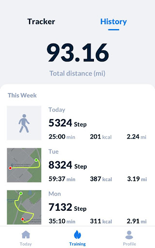 parim kaalulangus fitness tracker app