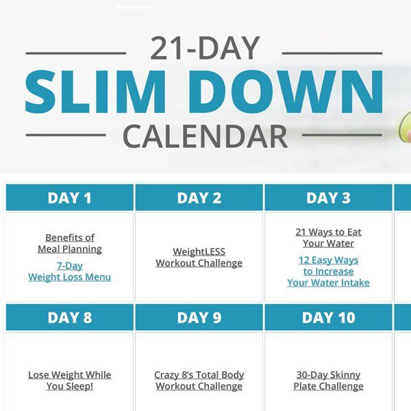 21 slim down